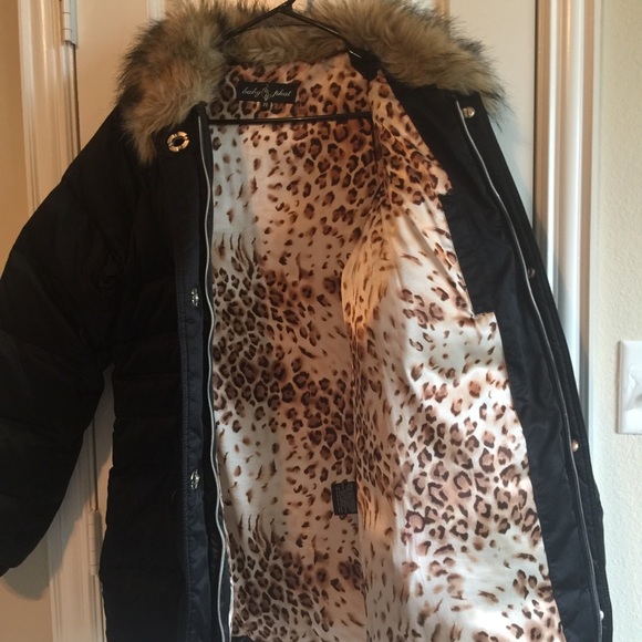 BABY PHAT PUFFER JACKET WITH FAKE FUR - Picture 7 of 16